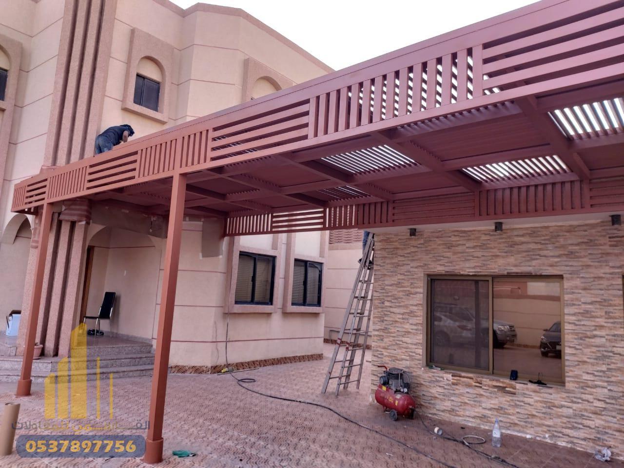 أفضل شركة مظلات سيارات بجدة | تركيب مظلات كراجات شركة القاسمي للمقاولات